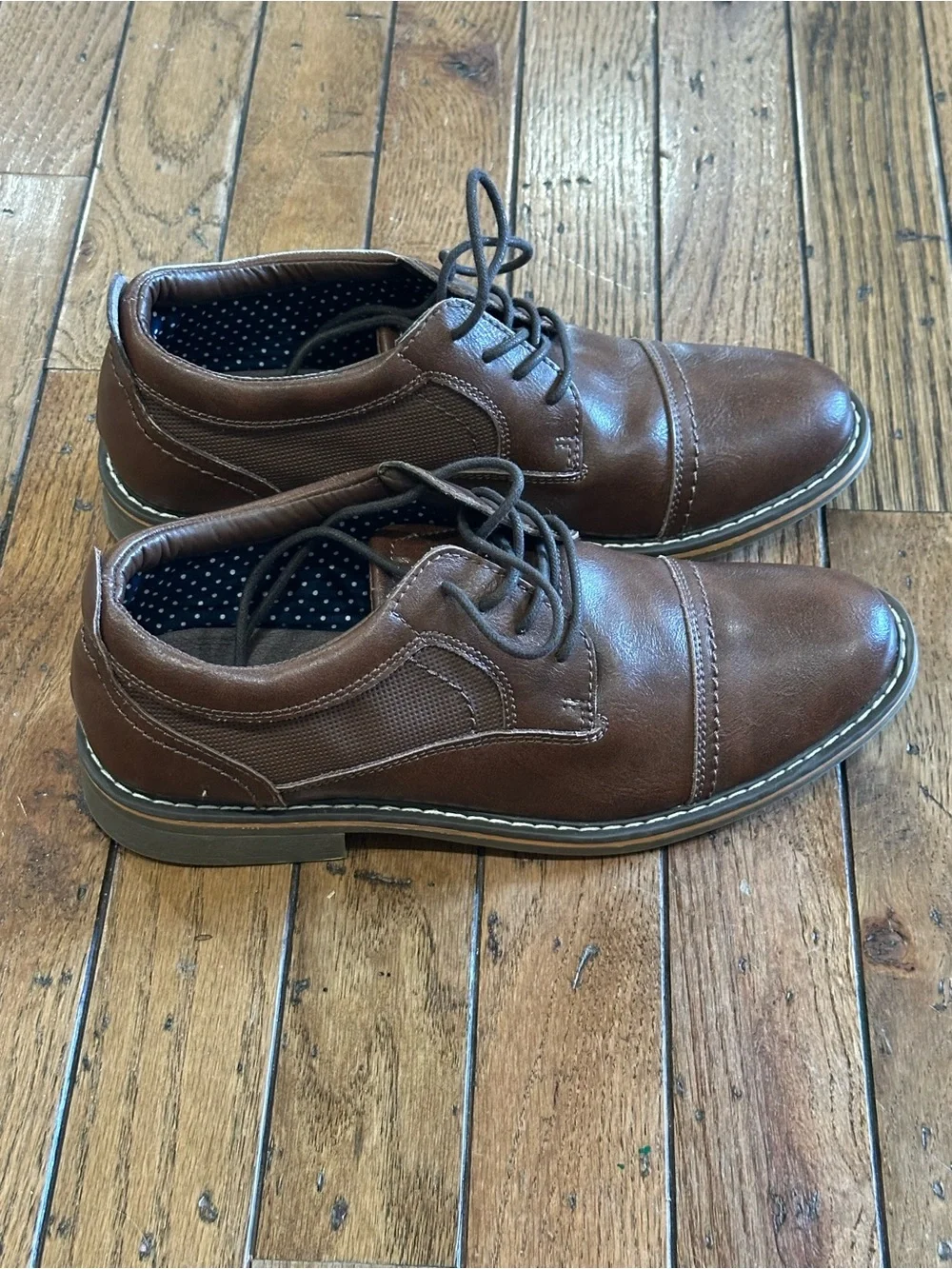 🤎 Steve Madden Boliverr Boys Dress Shoes – Youth Size 5